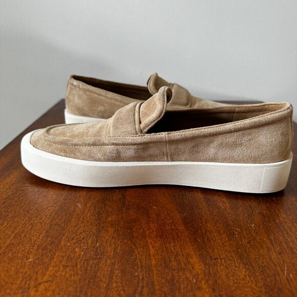 Vince Ghita Suede Platform Penny Loafers - Picture 2 of 10